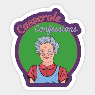 Casserole Confessions Sticker